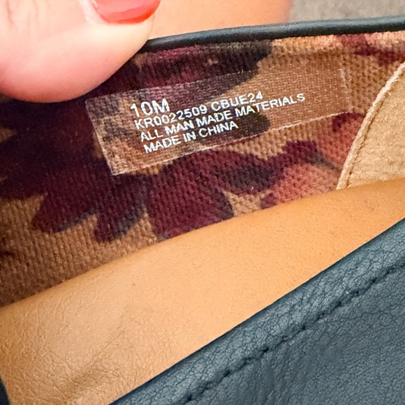 Korks Black Cicely Loafers w/ Wooden Block Heel Womens Sz 10M - Picture 8 of 8